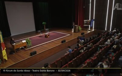 FÓRUM DO SURDO IDOSO: ENVELHECER COM DIGNIDADE, ACESSIBILIDADE E CIDADANIA LINGUÍSTICA